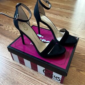 Circus by Sam Edelman black strappy heels